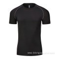 Wholesale Adult Short Sleeve Fitness Sport Men T-shirt